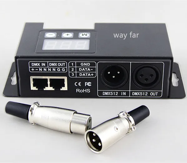 BC 8544 каналов DMX PWM Декодер DC12V 24V Вход 4A * 3 канала 12A 1CH Выход Slave контроллер RGBW полосы
