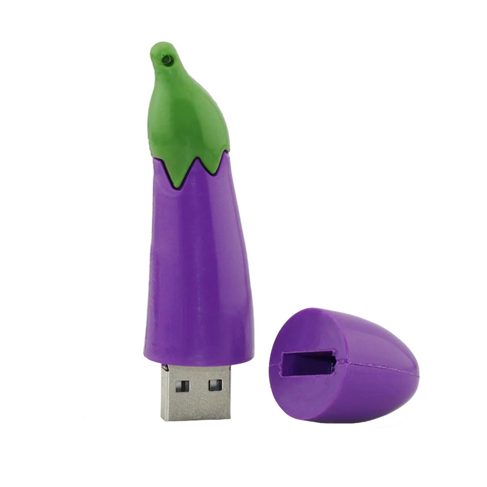 Силиконовый USB-флеш-накопитель в виде баклажана 4 ГБ 8 16 32 64 128 256 | Компьютеры и офис