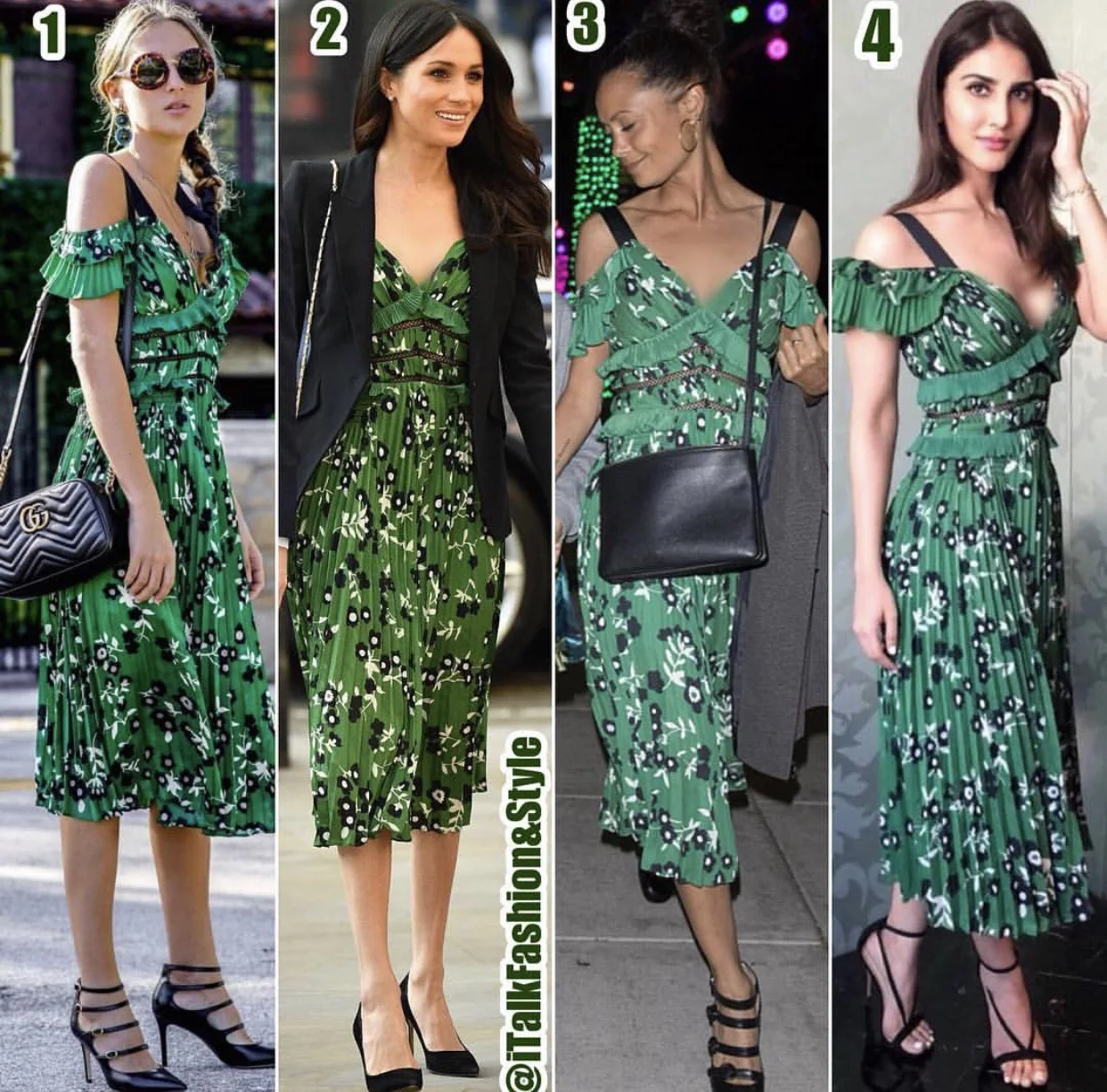 EDGLuLu принцессы Меган миди платье сексуальный элегантный зеленый цветочный принт