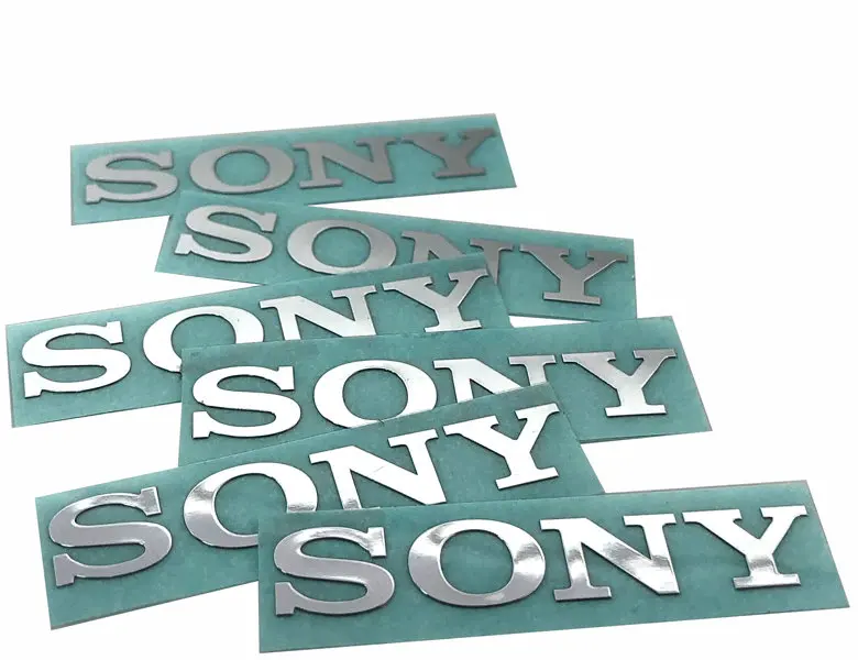 

100 шт. металлическая наклейка Sony.