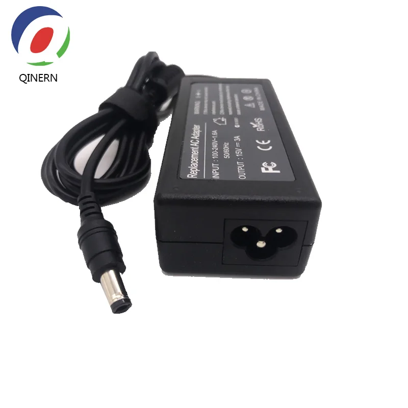 QINERN 15V 3A 45W 6 3*3 0mm AC зарядное устройство для ноутбука Toshiba PA3241U 2ACA PA2450U PA3049U 1ACA