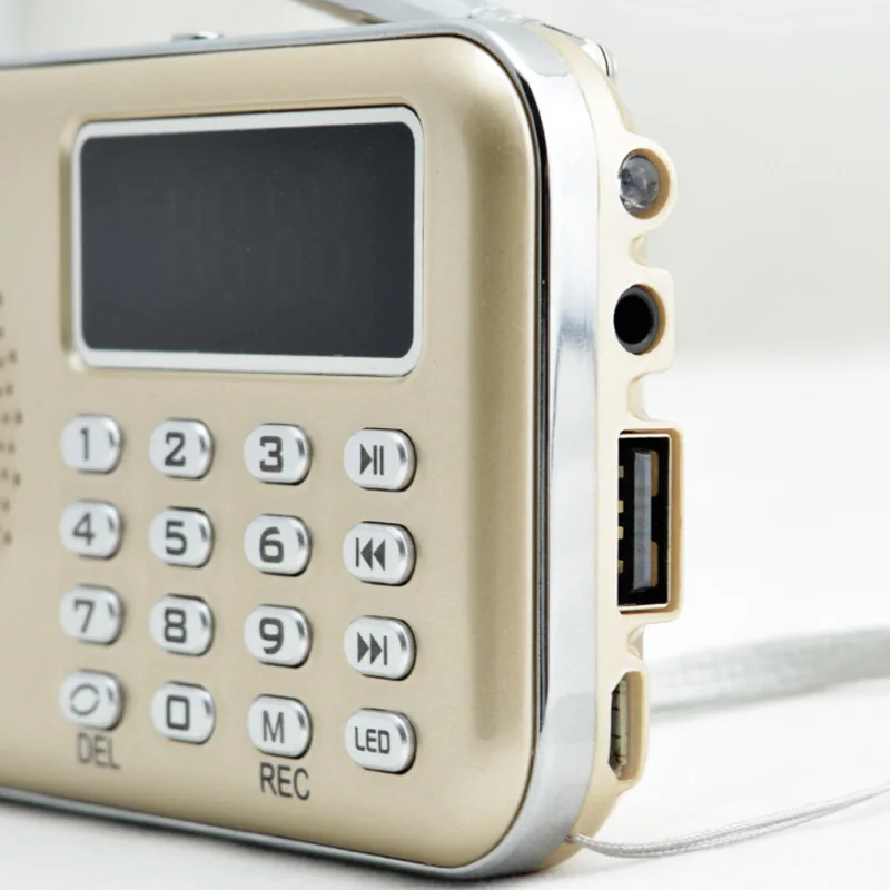 Y 619 мини FM радио dab radyo динамик USB Перезаряжаемый музыкальный плеер Поддержка TF/SD