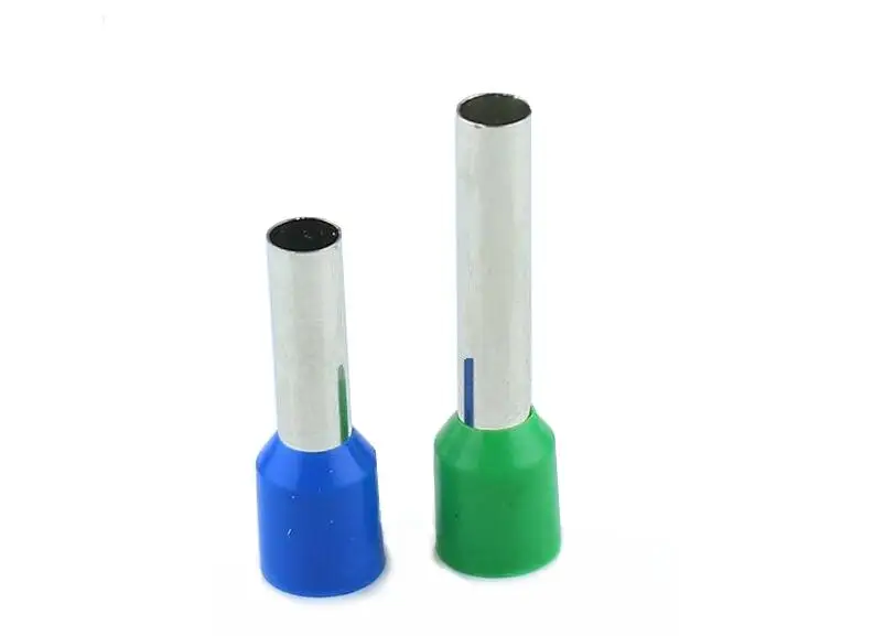 1000 шт. изоляционные клеммы для труб E2508 E2510 E2512 E2518 соединители AWG 14 обжимные