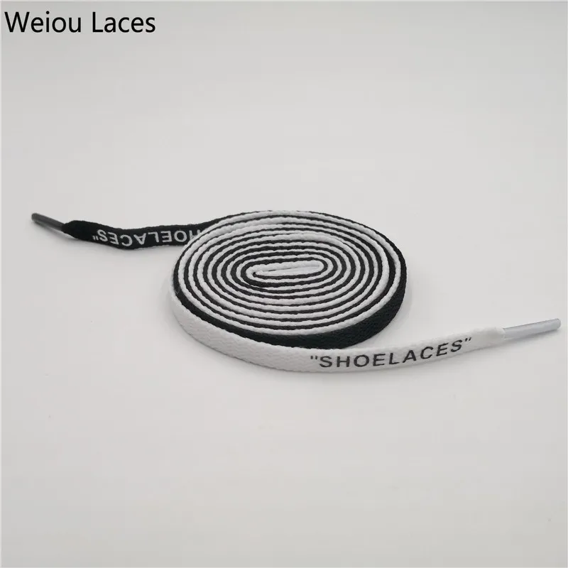 Weiou New OW Off The White напечатаны «шнурки» черный и белый оранжевый и зеленый смешанный цвет двусторонняя печать с защелкой на молнии