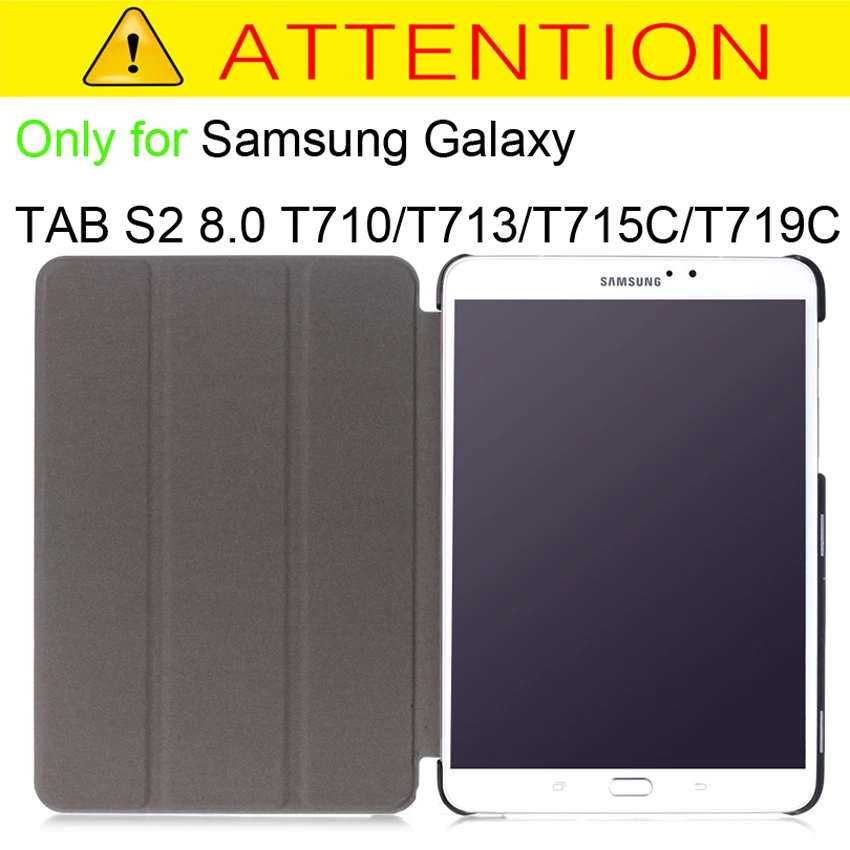 Чехол из искусственной кожи для Samsung Galaxy Tab S2 8 0 T710 T713 дюймов защитный чехол