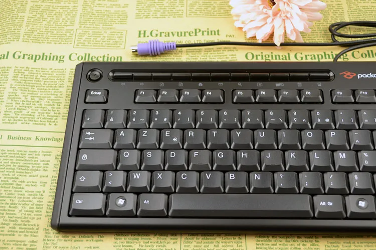 Проводная клавиатура PS/2 France AZERTY версия Packard Bell для ПК оригинальная французская