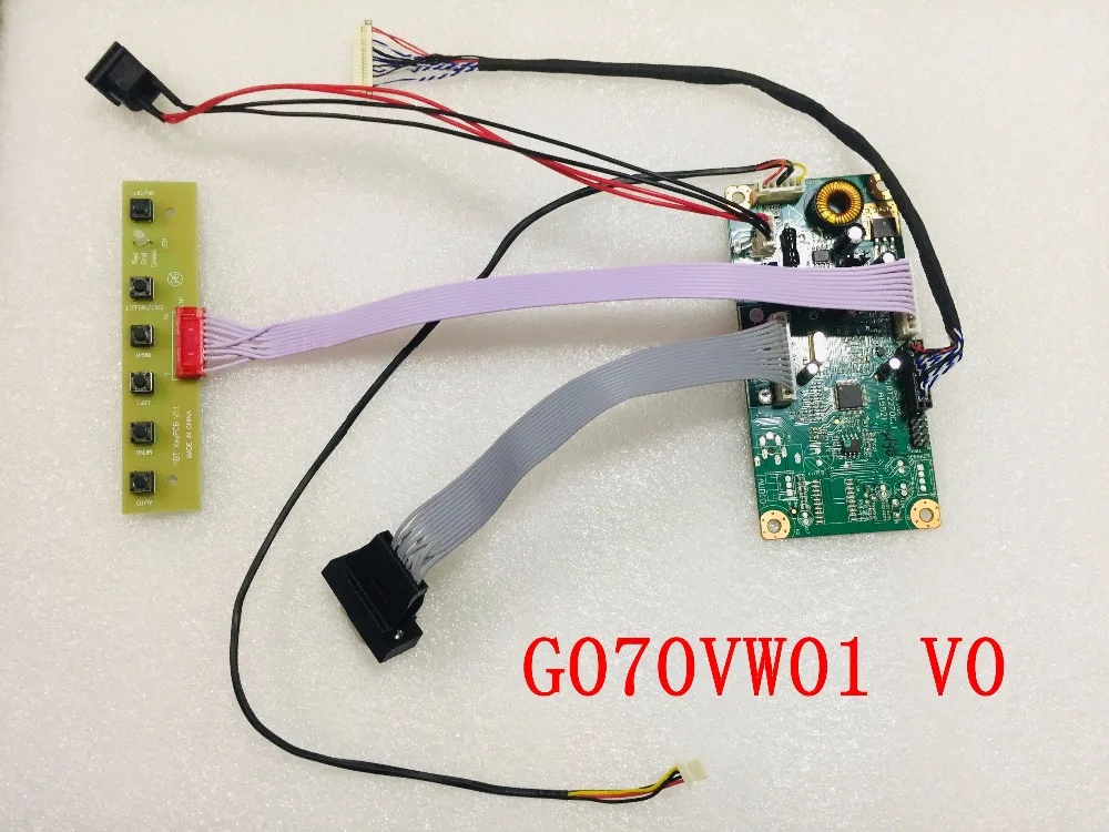 G070VW01 V0 V1 G070VTN01 ЖК экран панель VGA LED подсветка кабель питания|lcd screen panel|screen panelcable led |