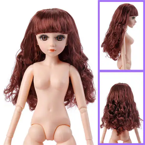 Красный 15 подвижных шарнирных 60 см 1/3 BJD куклы женские голые обнаженные женщины кукла тело с обувью модные куклы игрушки для девочек подарок - Цвет: Красный