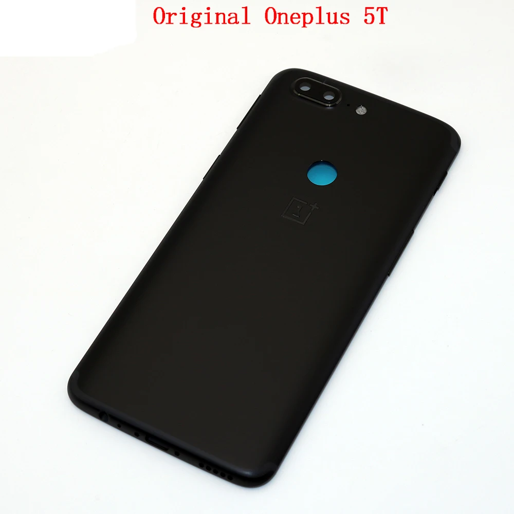 

Оригинальный чехол ONEPLUS 5T, алюминиевая задняя крышка батарейного отсека, запасные части с стеклом объектива + слот для сим-карты + ключи 1 + 5T