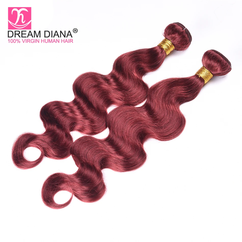 DreamDiana цвет 33 ткань предварительно цветной вьющиеся волосы Remy ED Малайзии средства