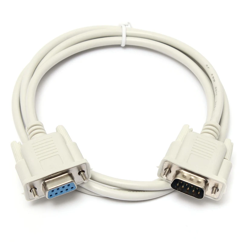 Новый 1 5 м Серийный RS232 9 контактный штыревой разъем DB9 кабельный удлинитель для