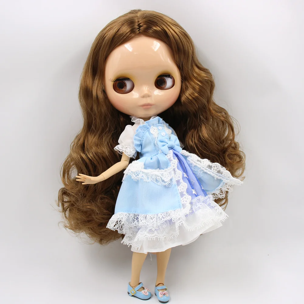 Кукла на заказ ICY DBS Blyth No.BL0623 с темно коричневыми волосами 1/6 bjd OB24 аниме
