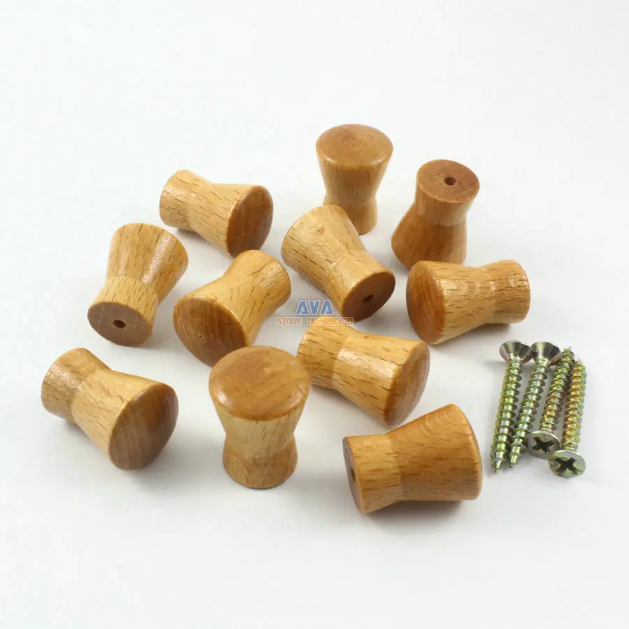Деревянная ручка для ящика шкафа деревянная мебели 50 шт. 17 мм|furniture handle|cabinet knobs