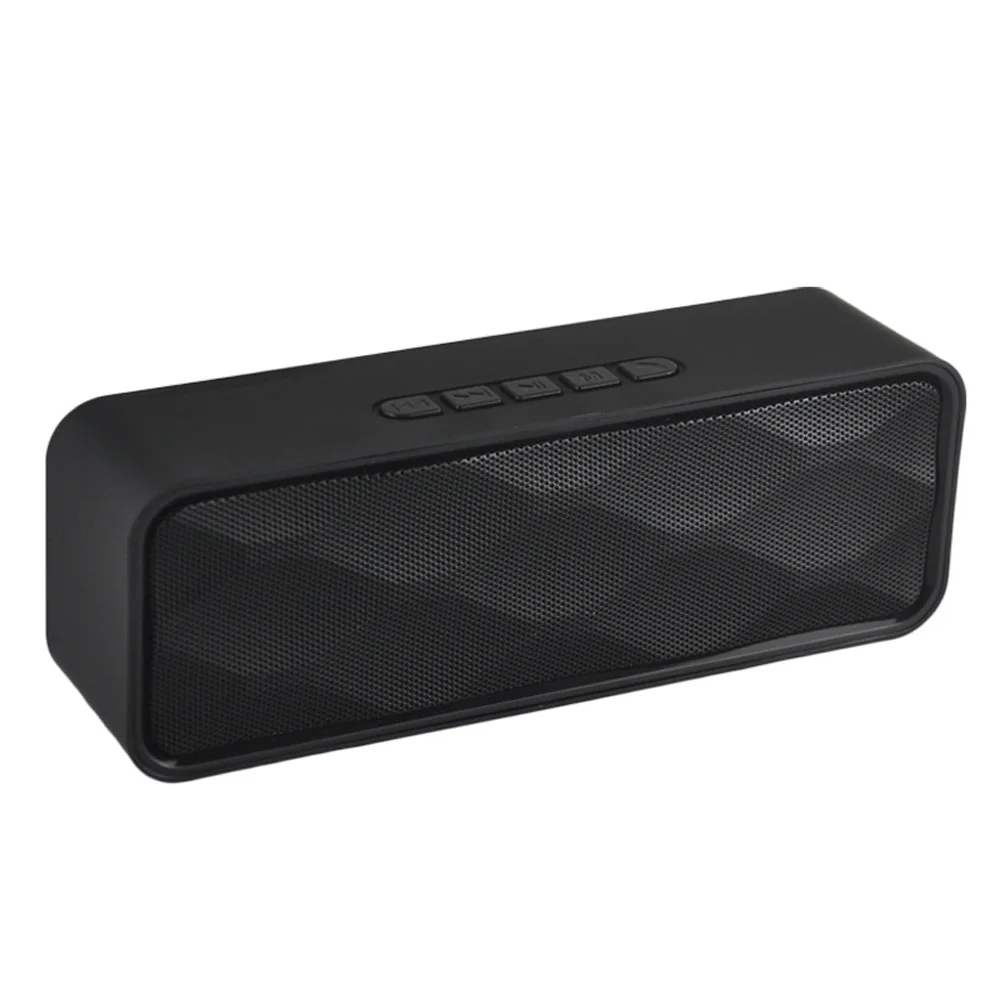 Черный Joinrun беспроводной Bluetooth динамик Портативный громкой связи USB TF карты FM Радио стерео звук двойной сабвуфер плеер - Цвет: Черный