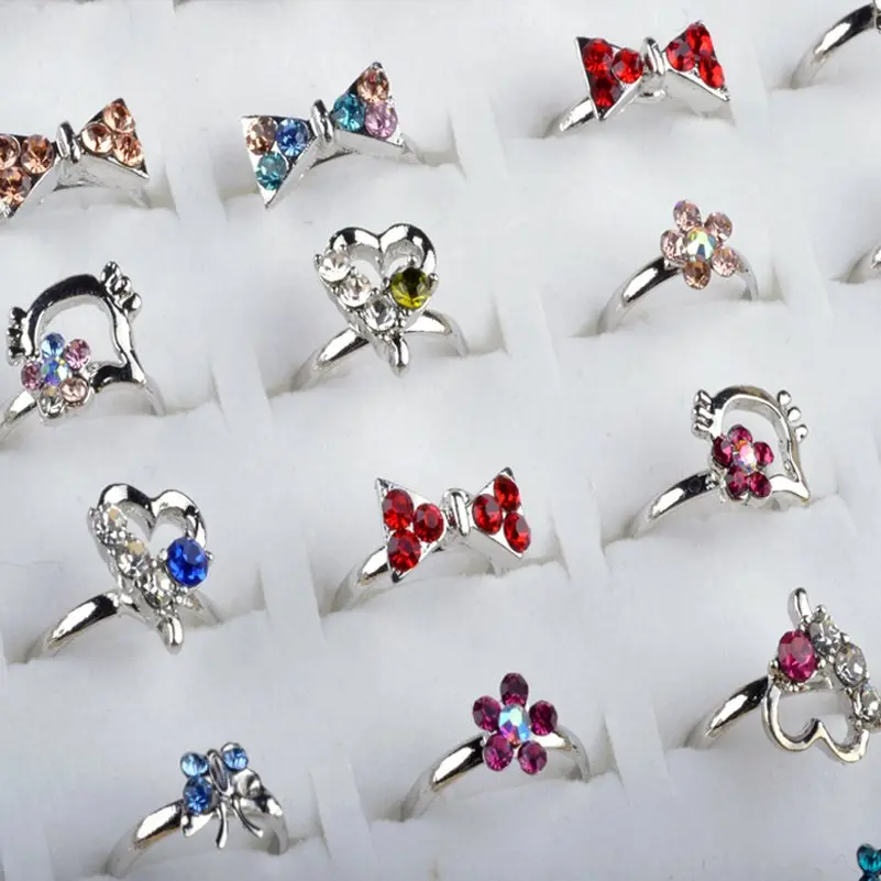 Оптовая Продажа Лот 20 штук Посеребренная Ассорти Дизайн милый малыш ребенок