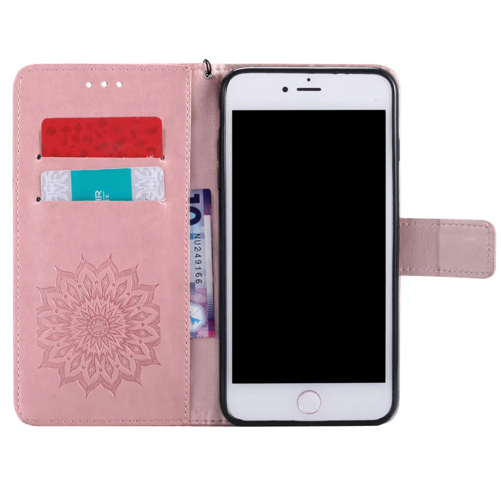 For Apple iPhone 7 8 Plus Premium PU Leather Folio Case w/ Wallet Card Holder Kickstand Phone Shockproof Cover Cases | Мобильные