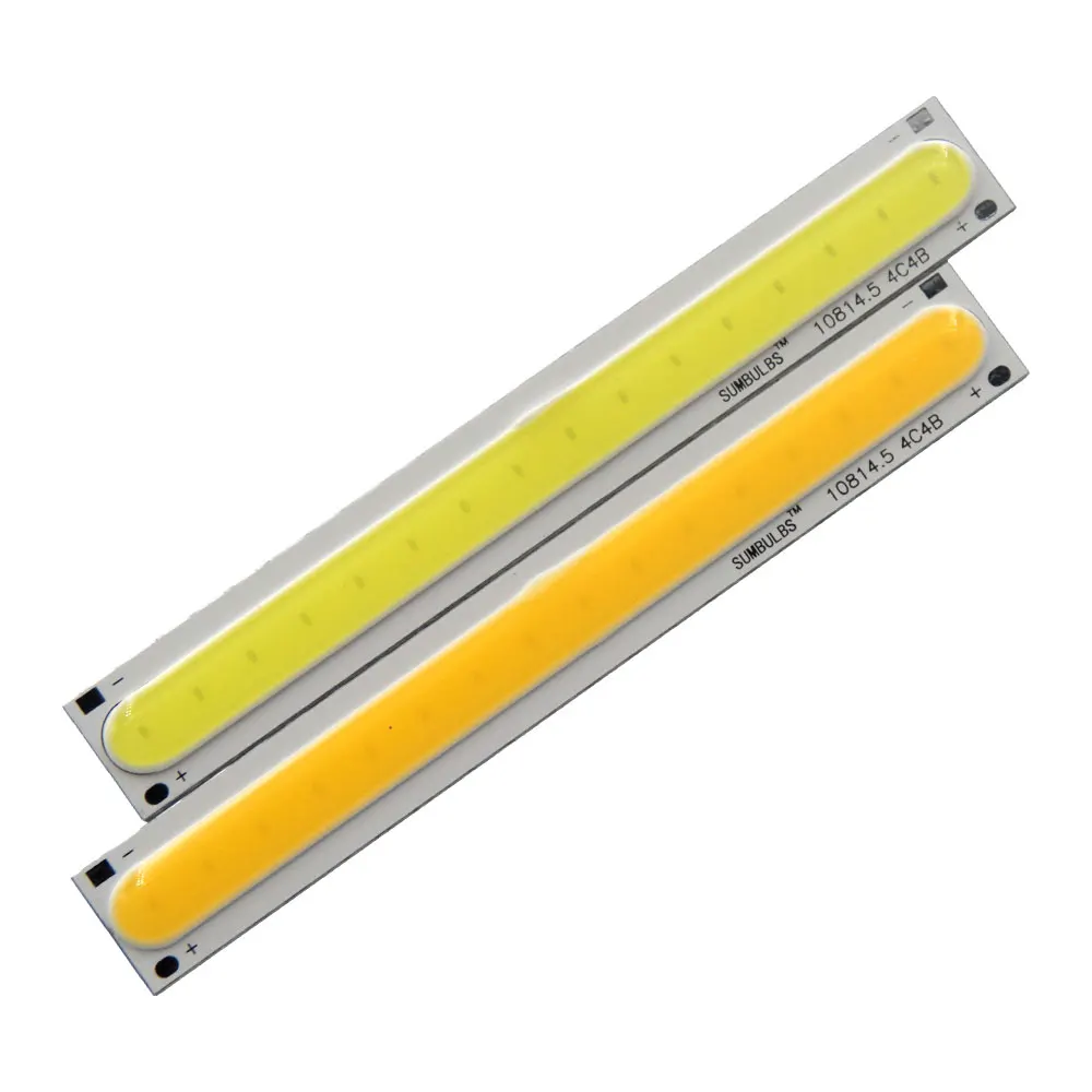 5pcs DC 12V 4W Strip COB LED Bulb 108x15MM Rectangular Light Source for DIY 12V Bycycle Desk House Lamp 500LM Yellow White Color
5pcs DC 12V 4W Strip COB LED Bulb 108x15MM Rectangular Light Source for DIY 12V Bycycle Desk House Lamp 500LM Yellow White Color