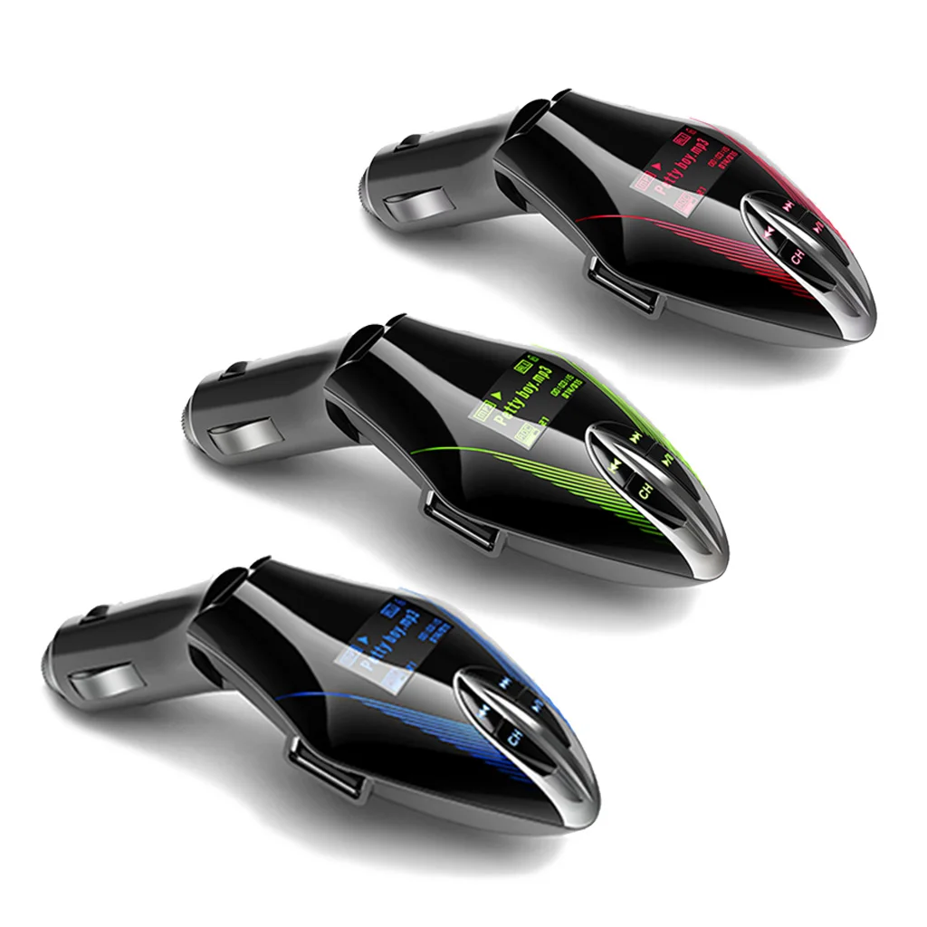 Bluetooth автомобильный беспроводной fm-передатчик модулятор Автомобильный MP3-плеер с USB интерфейсом поддержка чтения аудиофайлов с USB и TF