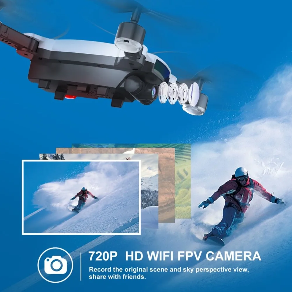 HD Wi Fi камера Квадрокоптер S6 720P удержание высоты пульт дистанционного управления
