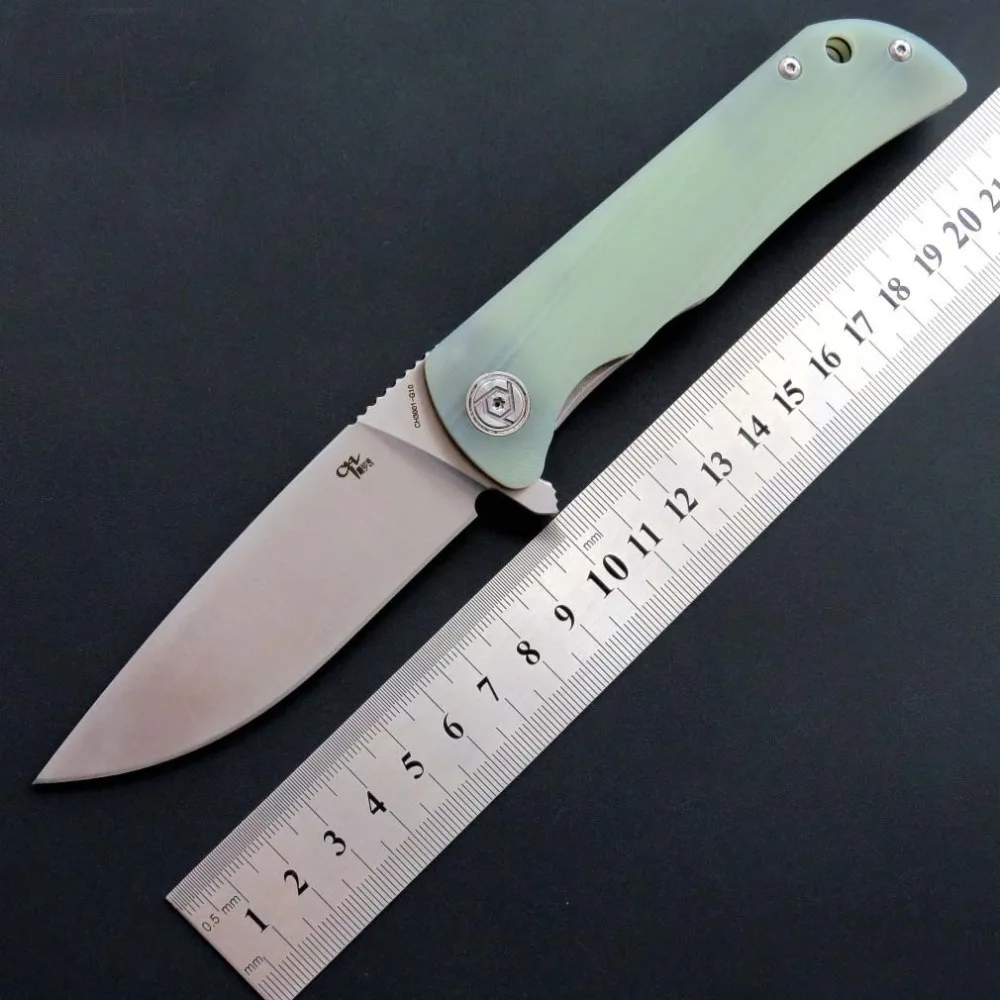 CH Hot SALE CH3001 D2 Blade G10 Handle Folding Knife Ball Bearing Camping Hunting Outdoor Collection Survival EDC Pocket Knife