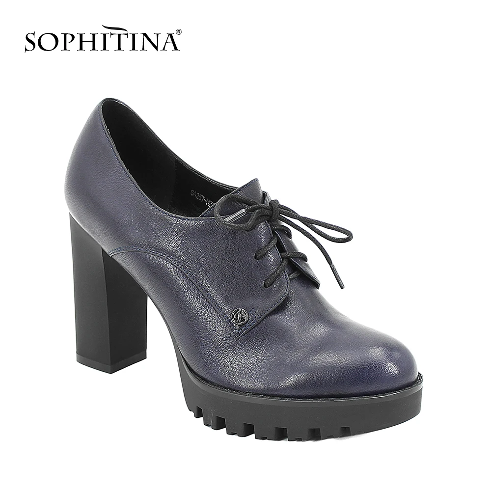 SOPHITINA/Осень зима 2019г. Закрытые туфли женские из натуральной кожи Женские