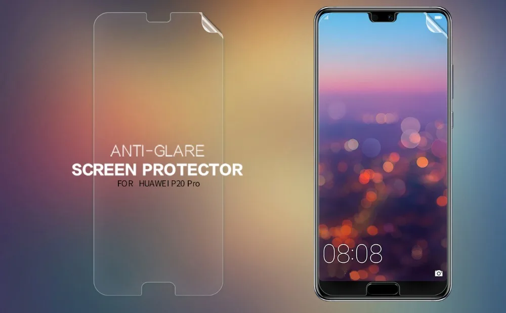 2 шт./лот для huawei p20 pro NILLKIN суперпрозрачная защитная пленка против отпечатков