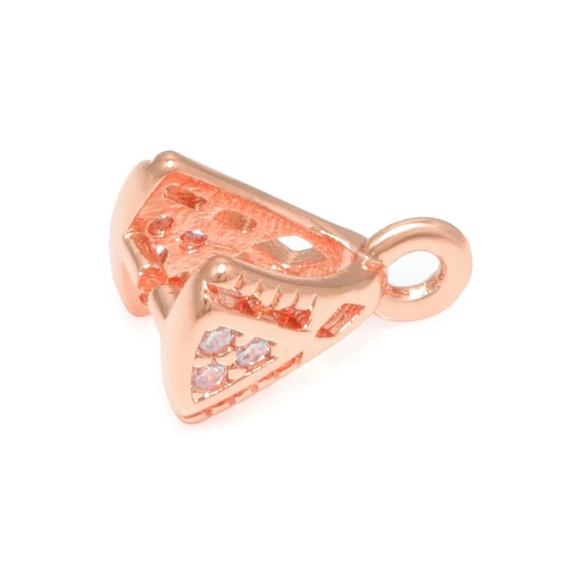 rose gold Фурнитура для сережек бижутерии Ювелирные изделия Аксессуары для серег ювелирные изделия DIY кристалл агат кулон застежки соединители зажим с алюмининизированной отделкой, дужка швензы для изготовления серег - Color: rose gold