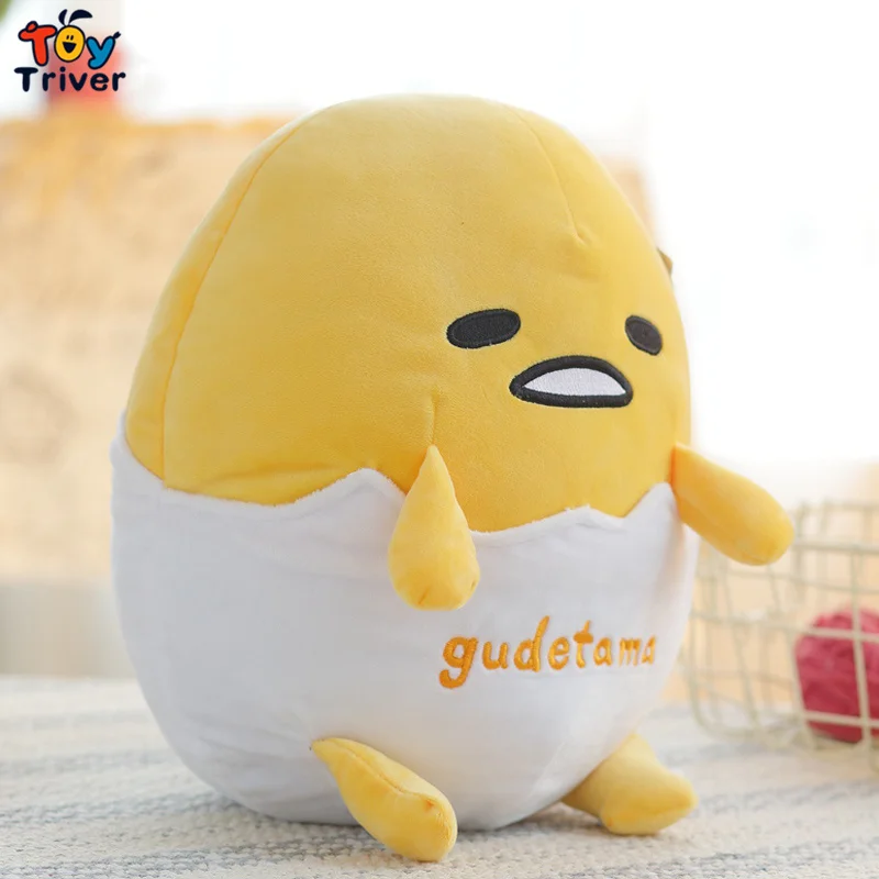 Yellow Gudetama Lazy Egg Yolk Brother плюшевая игрушка Triver Мягкая кукла для детей подарок на день