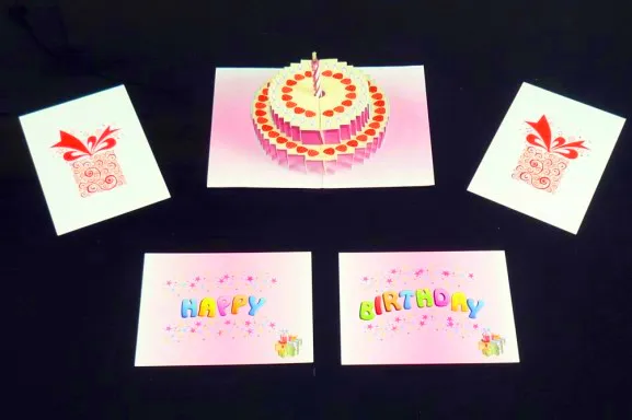 Карточка для торта поп сюрприз волшебные фокусы реквизит вечеринки волшебное