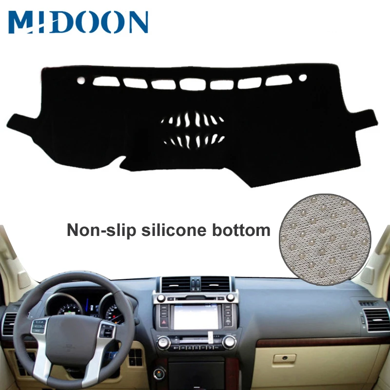 MIDOON для Toyota Land Cruiser Prado 2010 2019 чехлы стайлинга автомобиля коврик приборной панели