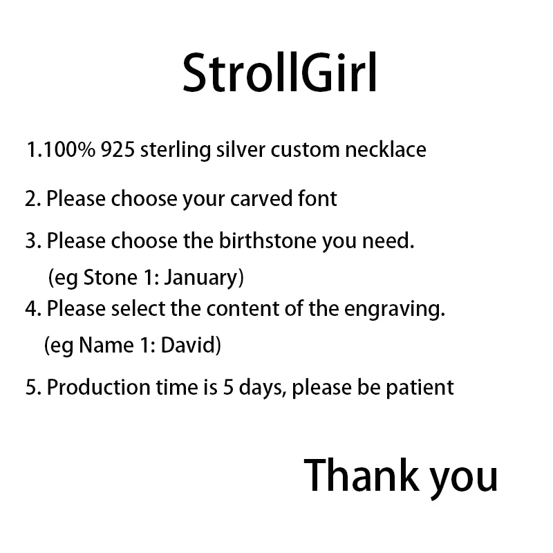 Strollgirl 925 пробы серебро персонализировать гравировкой бар Цепочки и ожерелья с