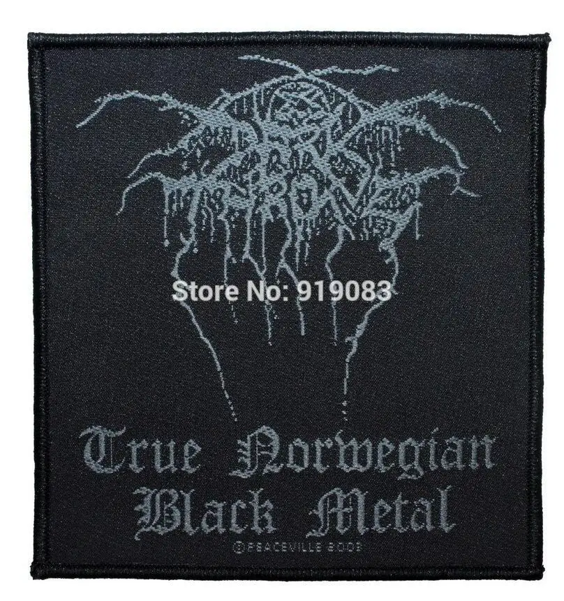 4 25 &quotDarkthrone настоящая норвежская черная металлическая полоса патч тяжелый