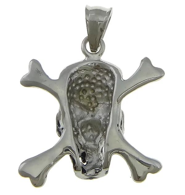 Free shipping!!!Stainless Steel Skull Pendants Cheap Jewelry Wholesale 316 Stainless blacken 30x32x9mm | Украшения и аксессуары