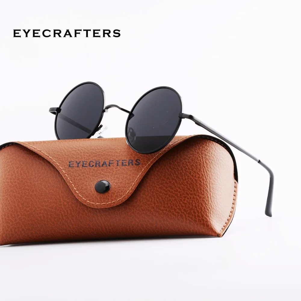 Мужские и женские маленькие винтажные очки в стиле ретро металлические для