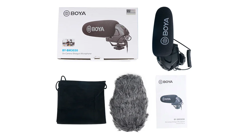 BOYA BY-BM3030 накамерный микрофон для DSLR камеры s Видео Аудио рекордеры конденсаторный микрофон с 1/4 винтом 3,5 мм разъем для речи