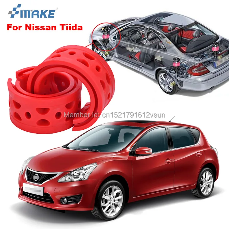 

smRKE For Nissan Tiida High-quality Front /Rear Car Auto Shock Absorber Spring Bumper Power Cushion Buffer