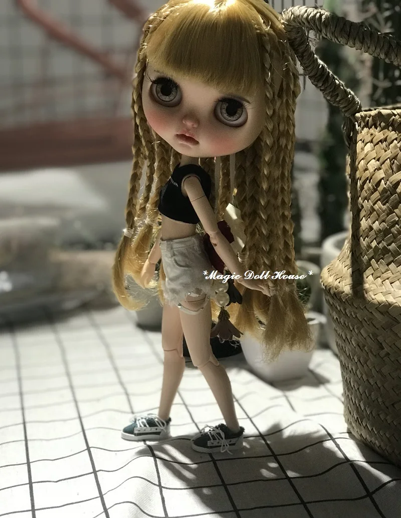 [MG652]2020 Neoblythe Doll Shoes # холщовая обувь ручной работы подходит для Blyth Azone Licca OB24