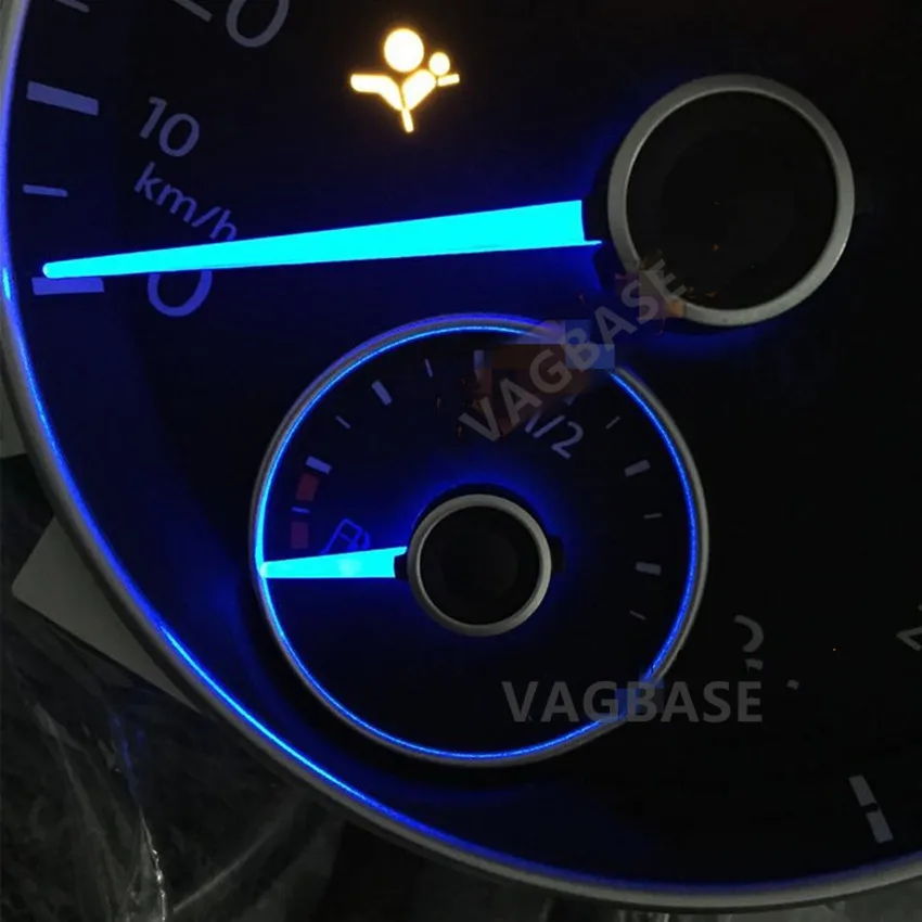 Для PQ Passat B7 CC GOLF MK6 Scirocco Sagitar Tiguan 5N Touran синий цвет инструмент Cluster VDO синяя игла