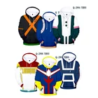 Аниме Boku No My Hero Academia костюмы для косплея толстовки H толстовки Bakugou Todoroki Shoto весенняя куртка пальто куртки толстовки