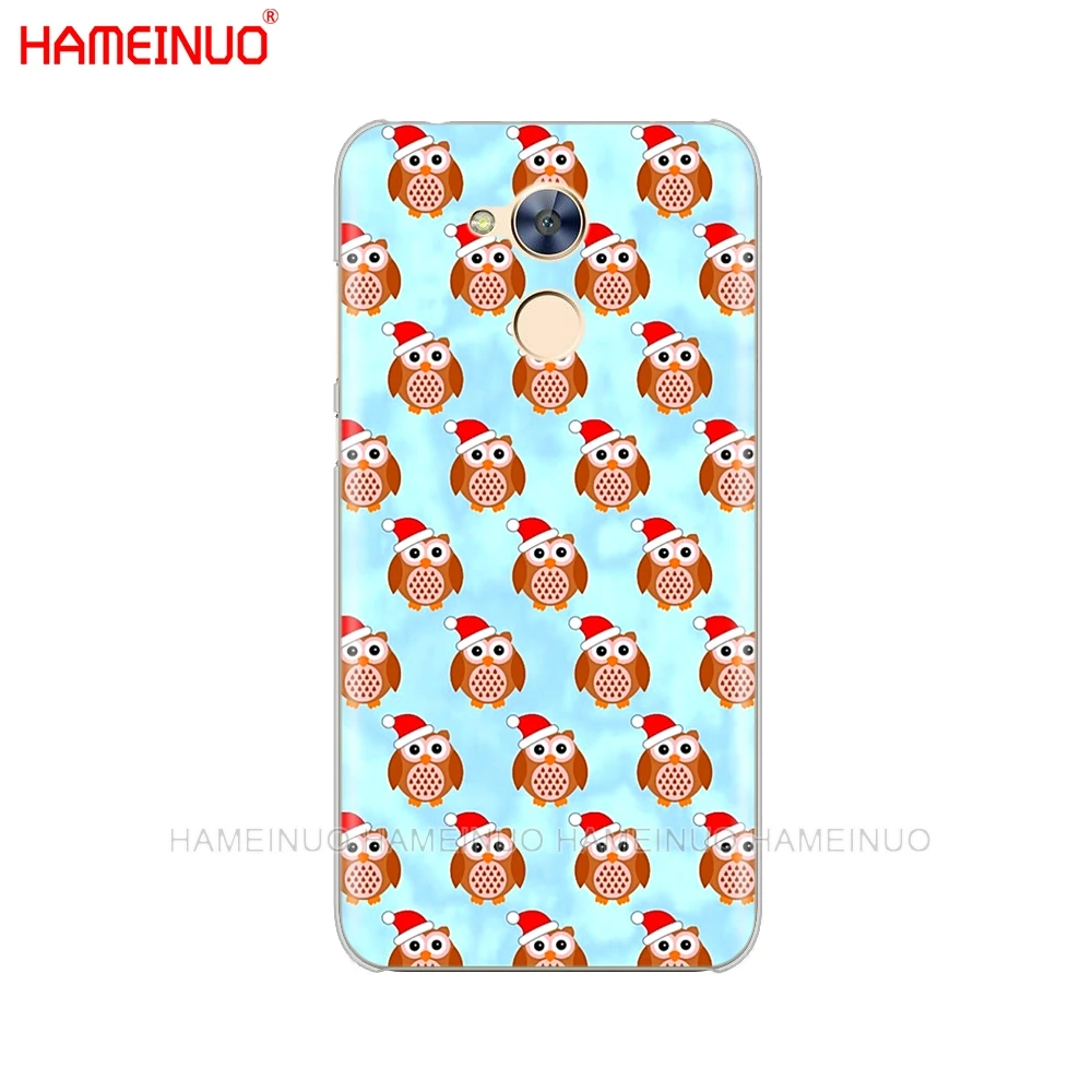 HAMEINUO милый сова Рождество Зима год чехол для телефона huawei Honor 10 V10 4A 5A 6A 7A 6C 6X7X8 9 LITE - Цвет: 43255