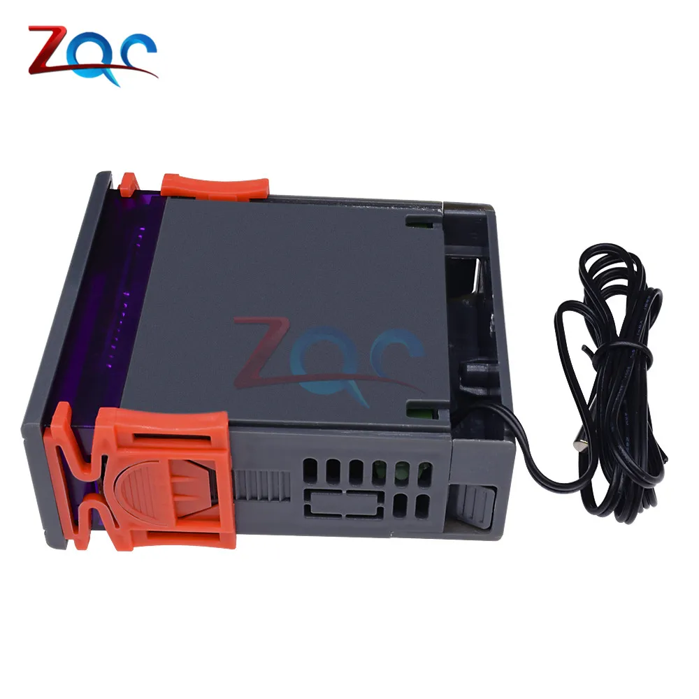 DC 12V 24V AC 110V 220V светодиодный цифровой Температура Управление; терморегулятор Термостат Управление W/нагревателем и охладителем зонд