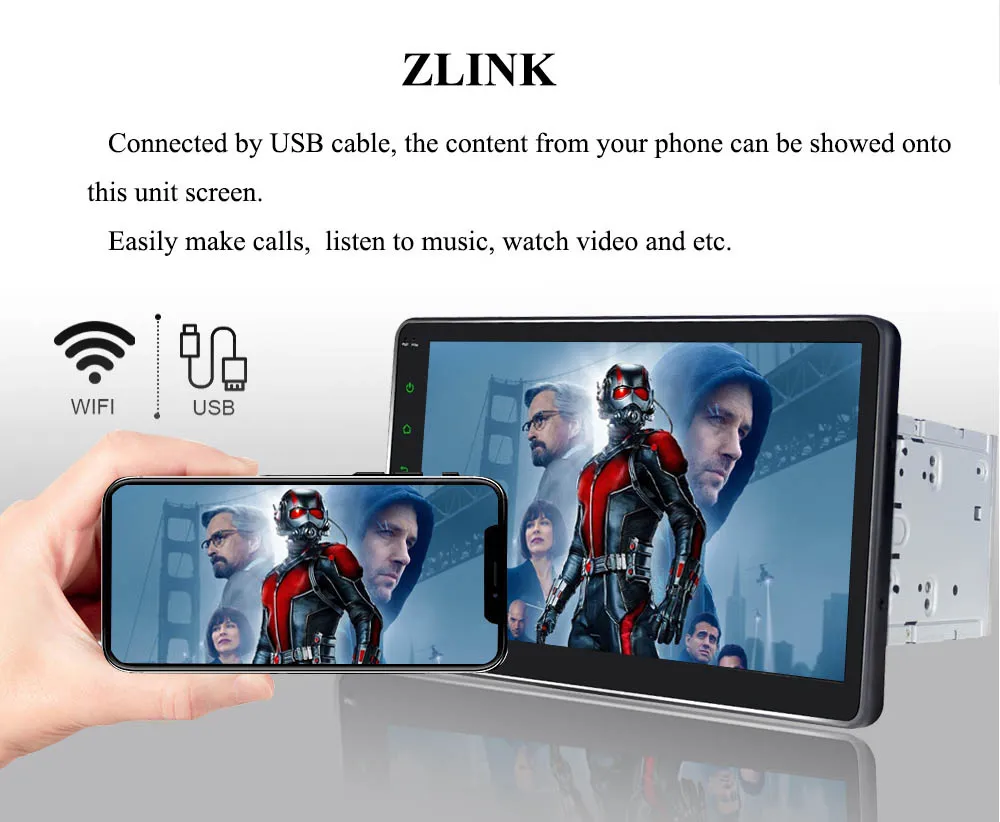 ARKRIGHT " 2 din ips Android 8,1 автомобильный dvd-плеер Android Автомагнитола 4+ 64 Гб DSP поддержка 4G sim-карта Восьмиядерный Carplay gps