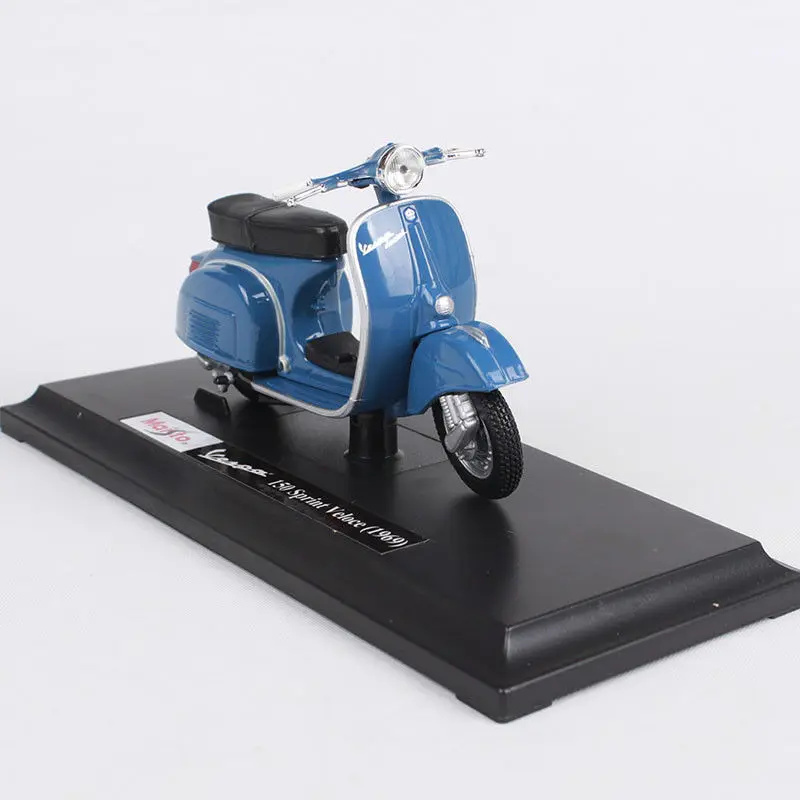 Maisto 1:18 Vespa 150 Sprint Veloce Мотоцикл Велосипед литье под давлением модель игрушки Новый