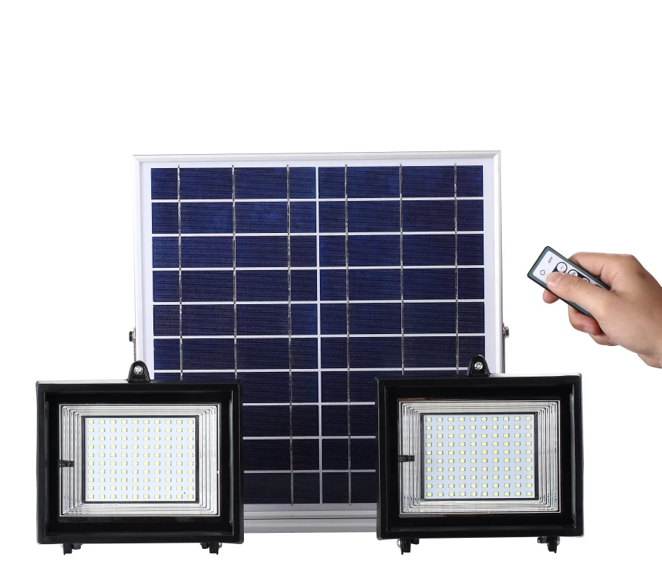 Outdoor high lumems 60led chip solar led flood light for garden with remote controller | Освещение