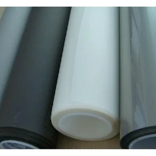 

Free Shipping! 1 roll of 1.524m*30m Ultra Black rear projection film with different color A4 size samples