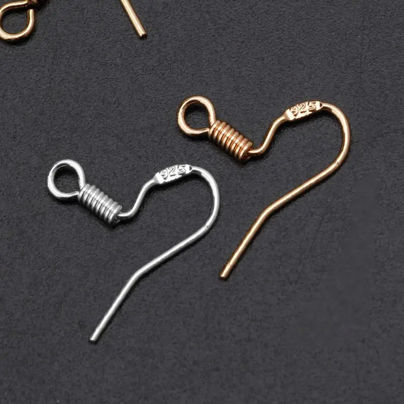 10 шт. 925 покрытием DIY крючки для сережек Ear провода не вызывает аллергию ювелирных