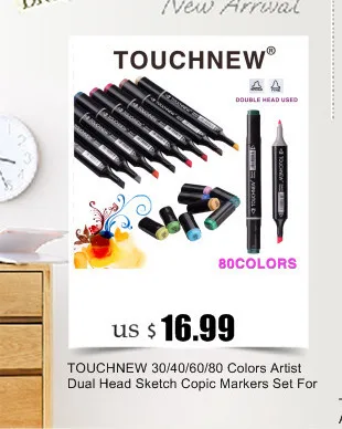 TOUCHNEW, 168 цветов, художественная живопись, манга, художественный маркер, ручка, голова, спирт, искусство, эскиз, граффити, Fineliner, маркеры, набор маркеров, дизайнер