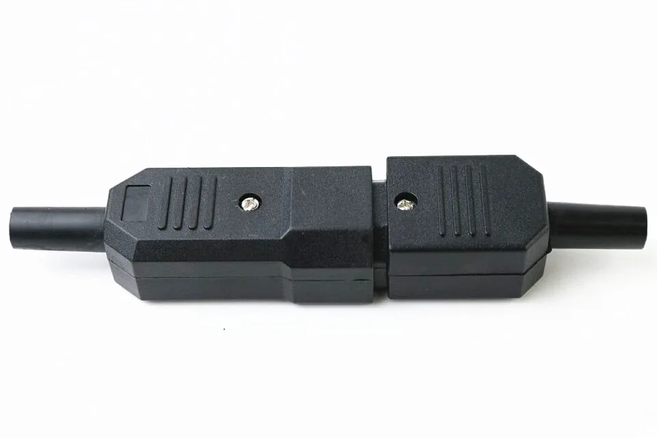 IEC прямой Кабельный разъем Rewireable C13 C14