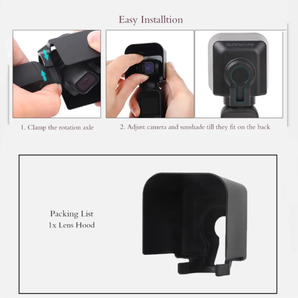 Защитная крышка для объектива камеры DJI OSMO Pocket карманные аксессуары Sunhood |