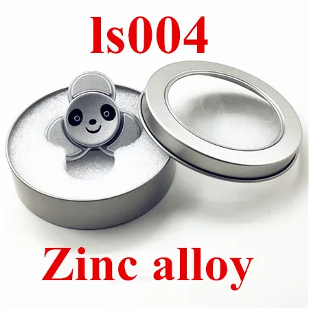 1pc ZincAlloy Silver 1 шт., латунный Спиннер для руля, милая панда, игрушка-Лидер продаж, спинер, Капитан Америка, Спиннер для пальцев, греар, фигет, Спиннер, красочная игрушка, EDC ABS - Цвет: 1pc ZincAlloy Silver